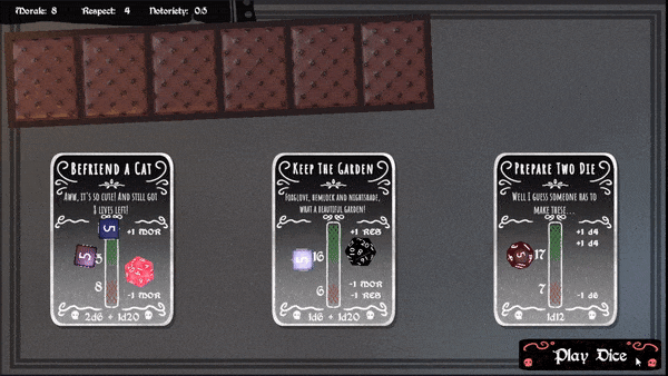 Demo 2, Dice rolling