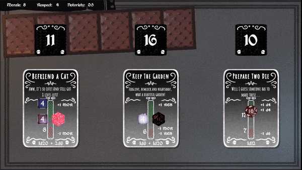 Demo 3, Dice return